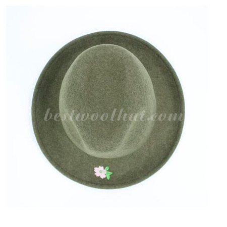 embroidery wool felt hat