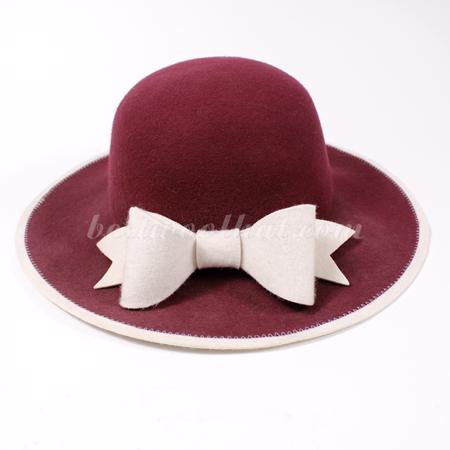 floppy wool felt hat