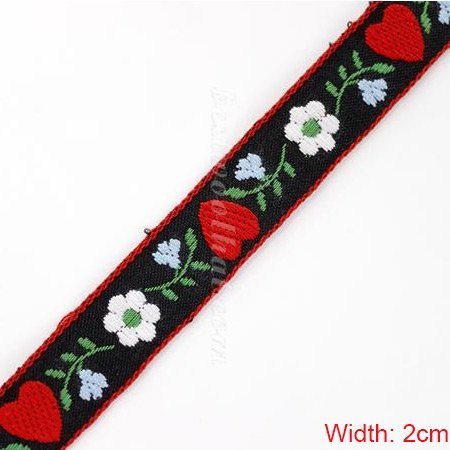 embroidered ribbon