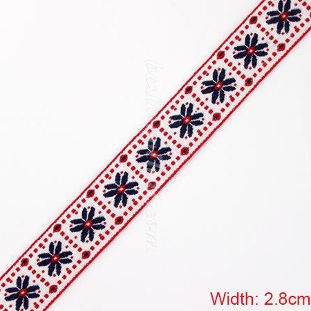 embroidered ribbon
