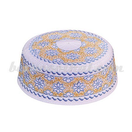 Muslim embroidered wool cap